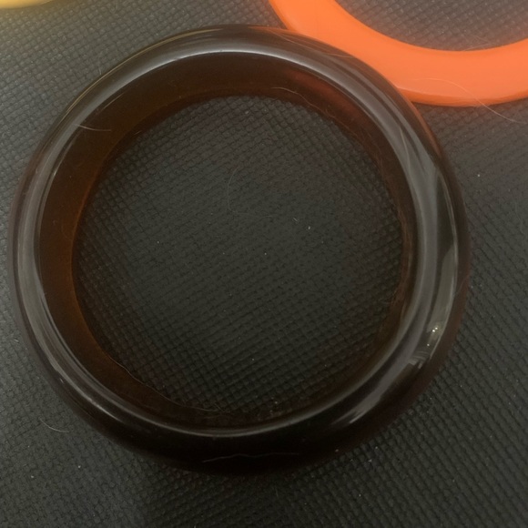 9 Vintage Authentic Bakelite bracelets bangles - Picture 5 of 7